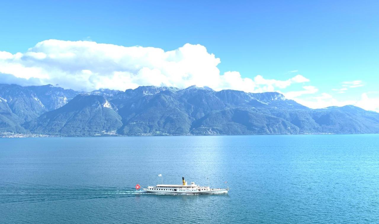 La Gremillette Gourmande Lavaux Apartment Rivaz Bagian luar foto