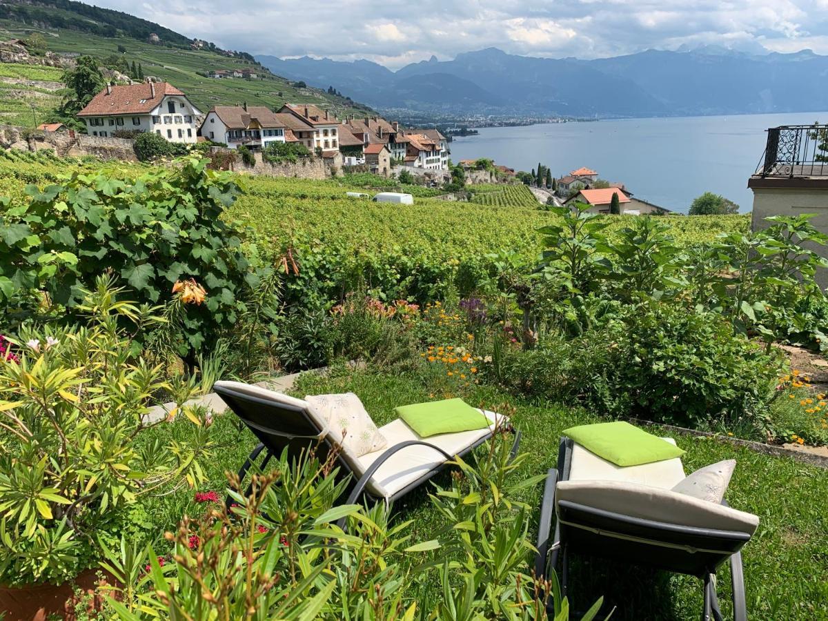 La Gremillette Gourmande Lavaux Apartment Rivaz Bagian luar foto