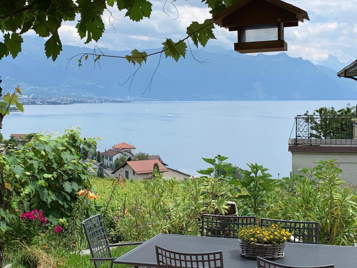 La Gremillette Gourmande Lavaux Apartment Rivaz Bagian luar foto